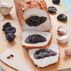 Rôti de porc aux pruneaux cuit au cookeo