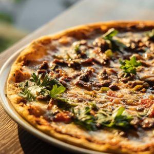 pizza viande hachée
