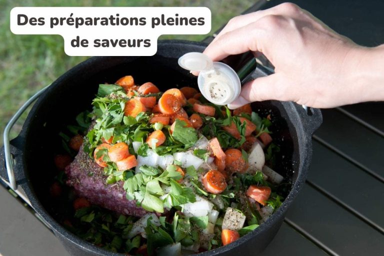 Overmont Four Hollandais En Fonte U00e9maillu00e9e - Pot Avec