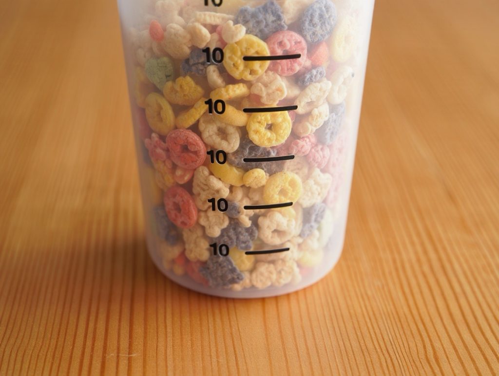 écocup verre doseur céréales