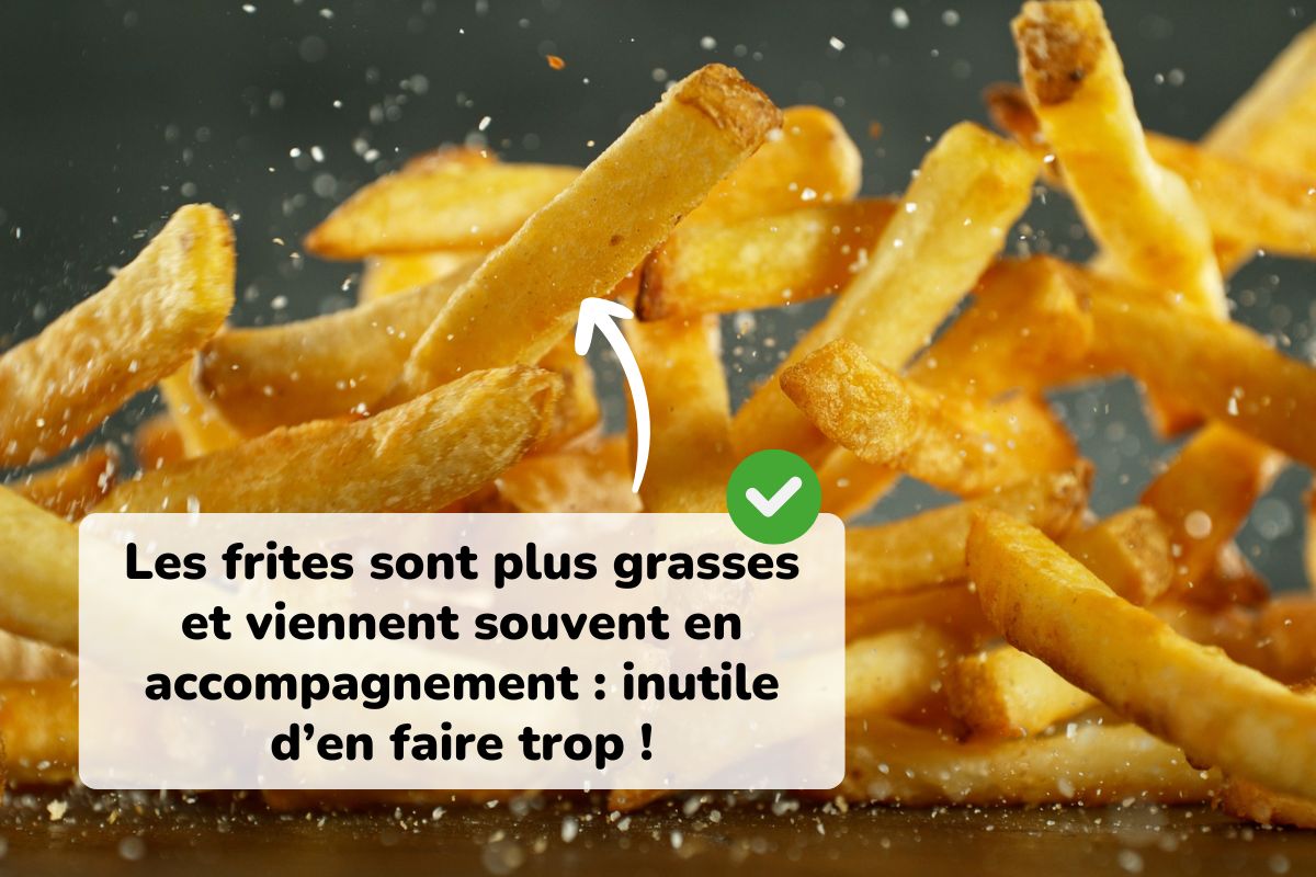 la bonne quantité de pommes de terre par personne pour faire des frites