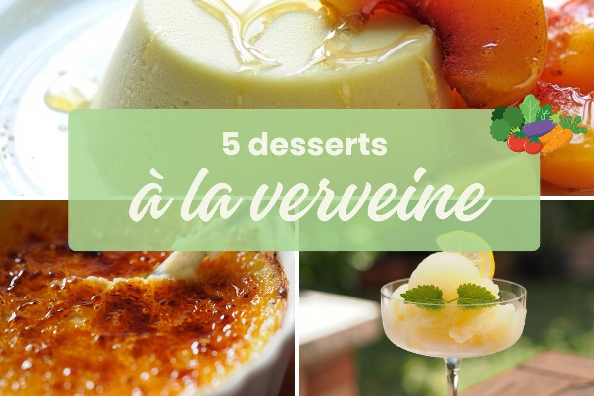 idées de desserts à base de verveine
