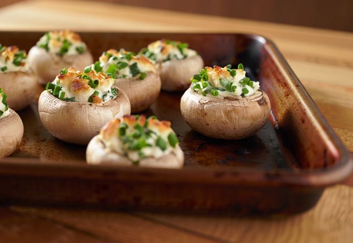 champignons de Paris farcis