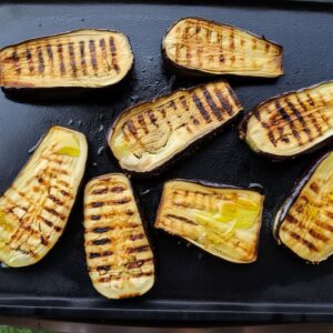 aubergines grillées à la plancha