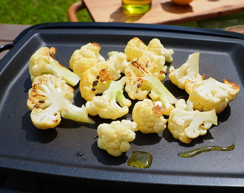 chou fleur cuit à la plancha