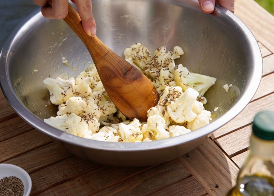 marinade pour chou fleur cuit à la plancha