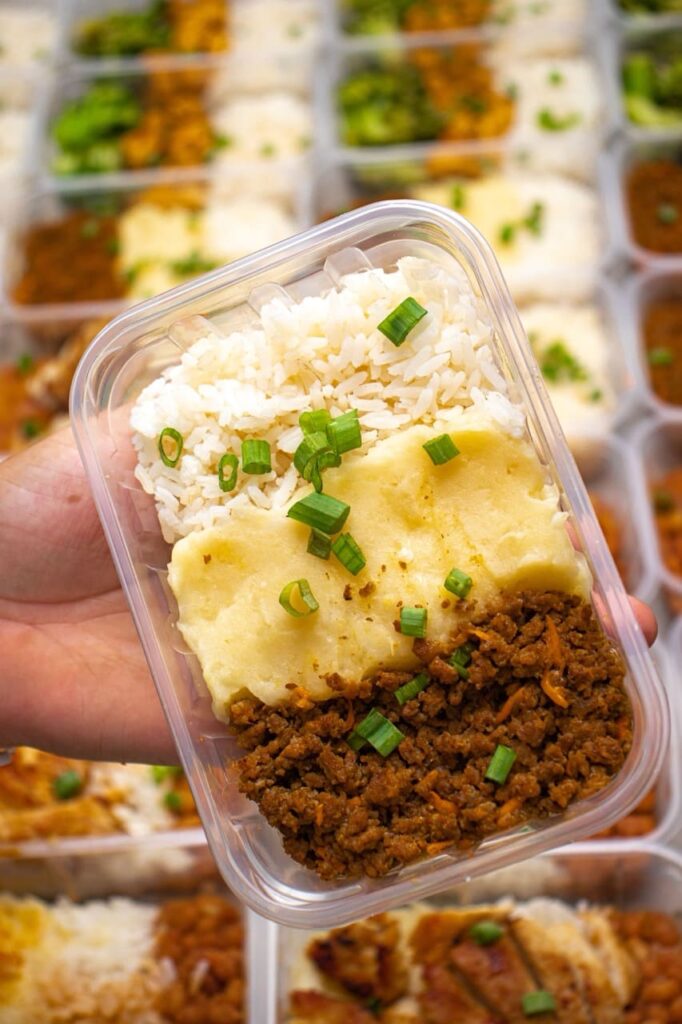 plat préparé en barquette