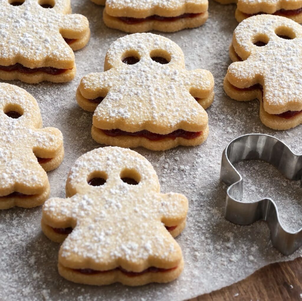 biscuits fantomes a la confiture