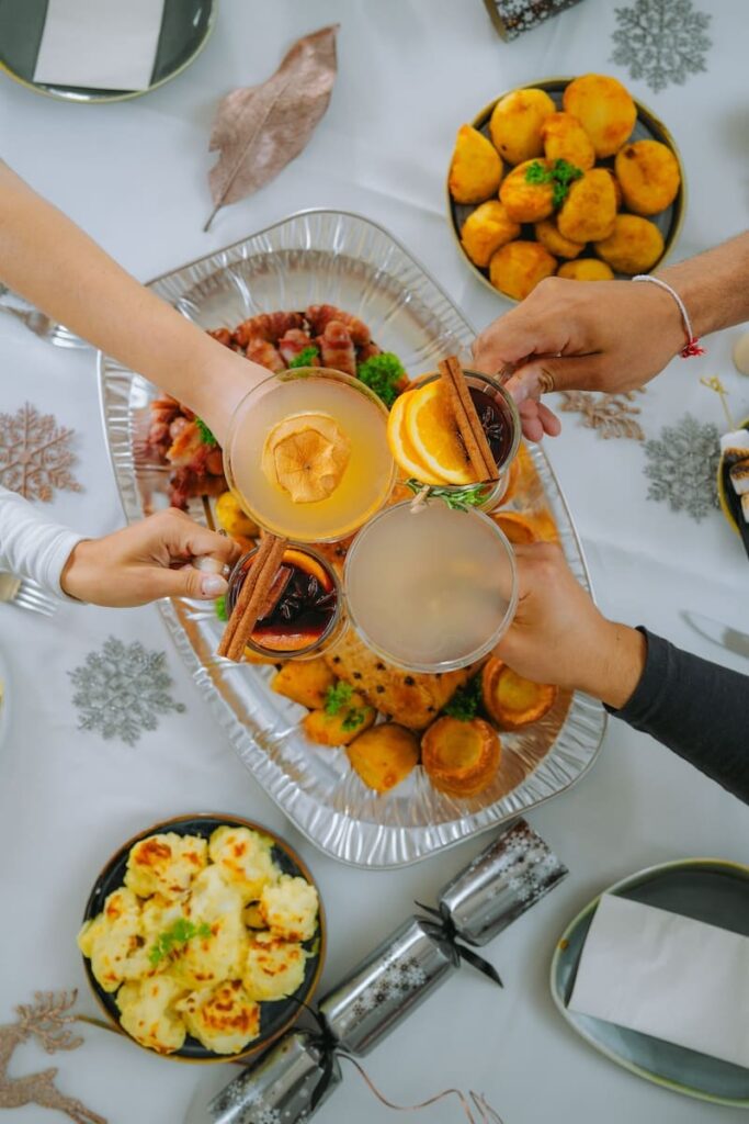 anticiper un reveillon de noël en grande tablée