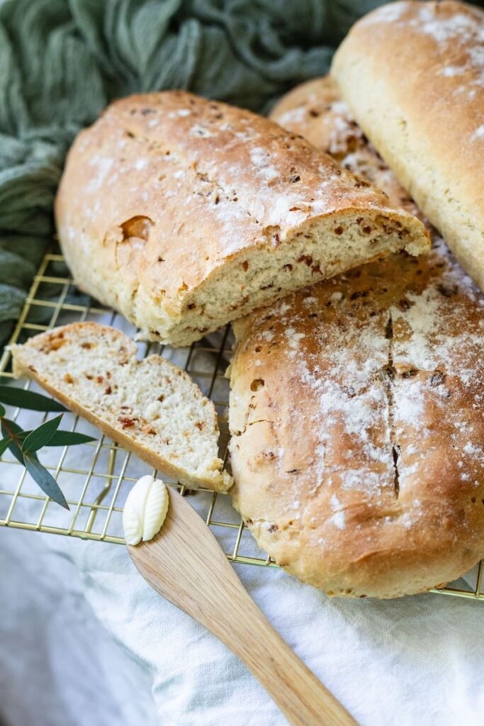 pain préparé avec du psyllium