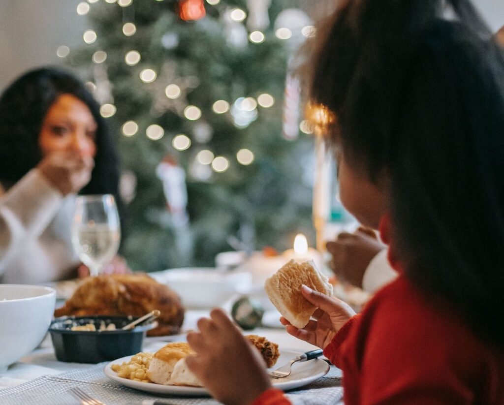 préparation du réveillon de noel avec un traiteur spécialisé